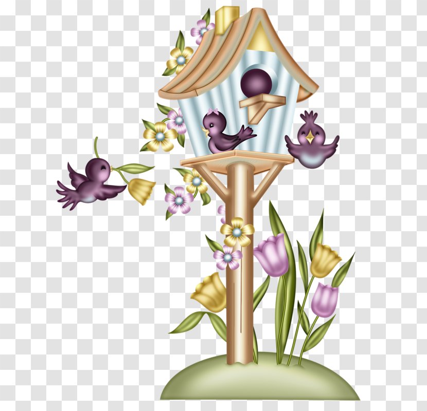 Floral Flower Background - Passerine - Plant House Transparent PNG