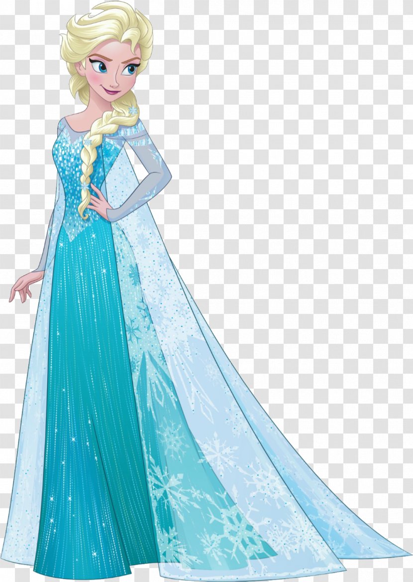 Frozen Elsa Anna Kristoff Rapunzel - Gown Transparent PNG