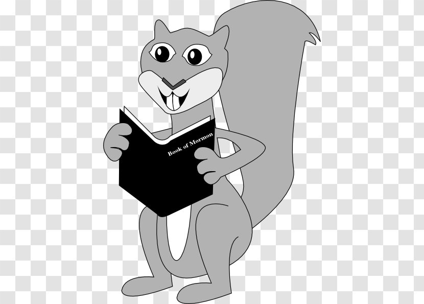Eastern Gray Squirrel Rodent Clip Art - Frame - Book Of Mormon Transparent PNG