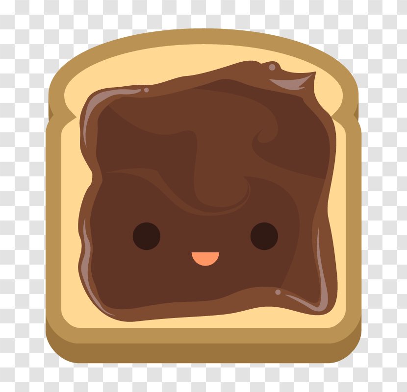 Toast Milk Nutella Bread Transparent PNG