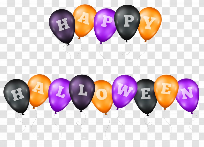 Halloween Balloon Party Clip Art - Scalable Vector Graphics - Balloons Cliparts Transparent PNG