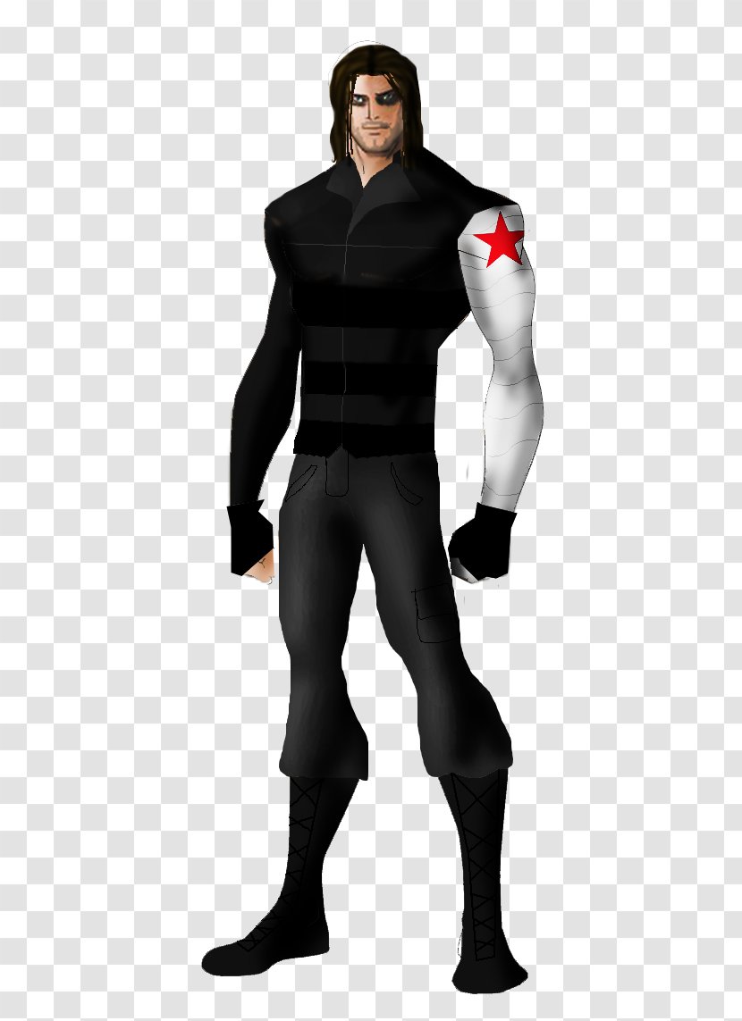 Costume Fiction Character - Muscle - Cartoon Bucky Barnes Transparent PNG