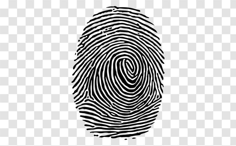 Fingerprint Clip Art - Black Transparent PNG