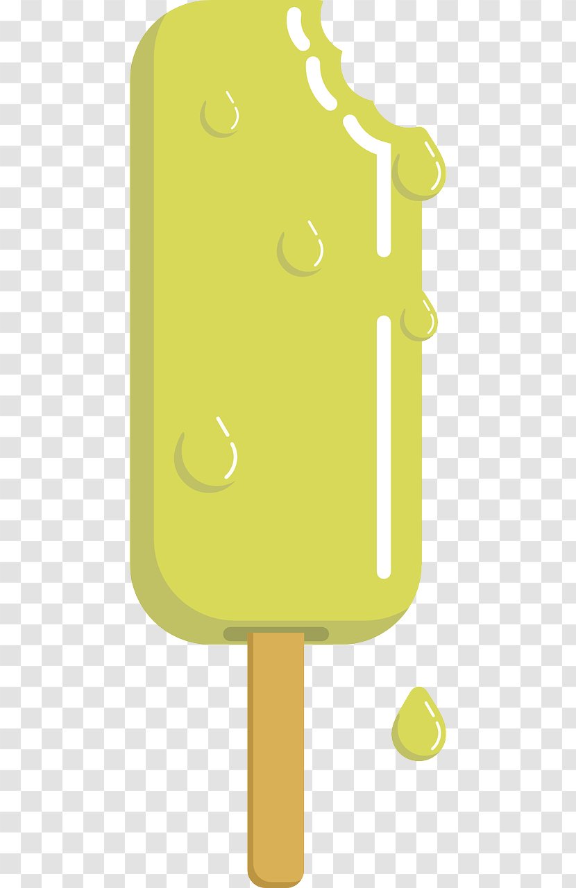 Ice Cream Sorbet Drawing - Yellow Transparent PNG