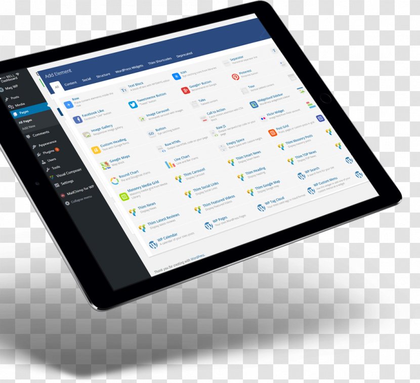 Tablet Computers Plug-in Learning Management System Web Design WordPress - Education Transparent PNG