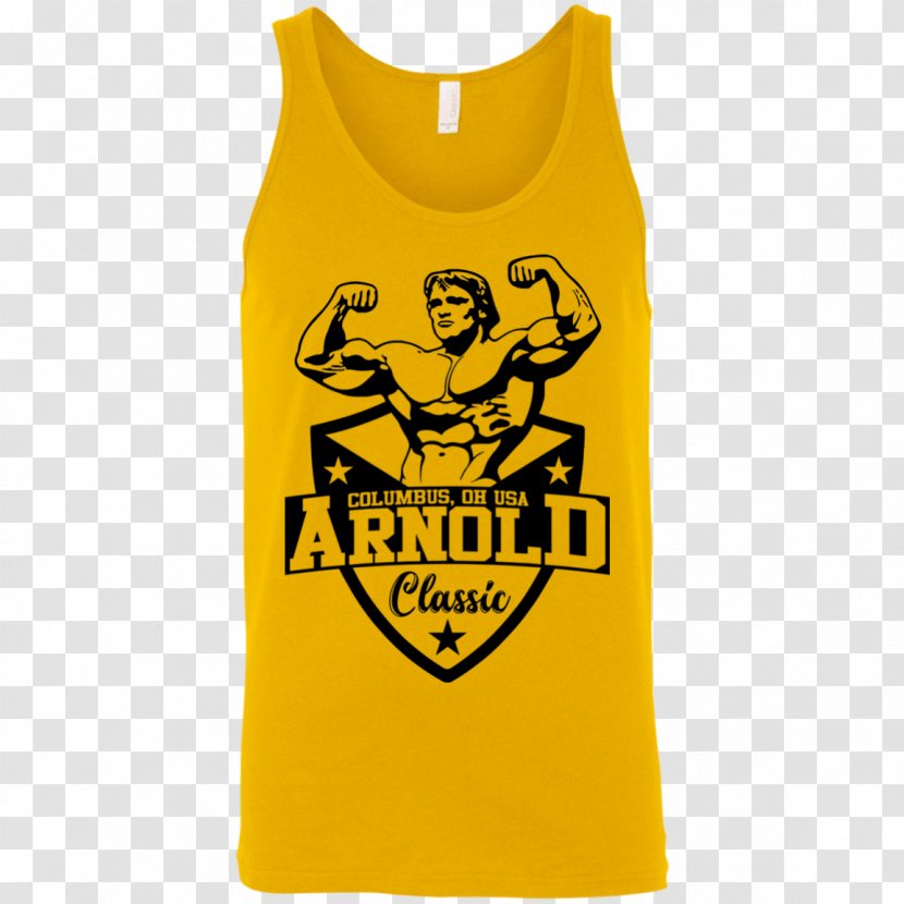 T-shirt Arnold Sports Festival Sleeveless Shirt Bodybuilding - Outerwear - Schwarzenegger Clothing Transparent PNG