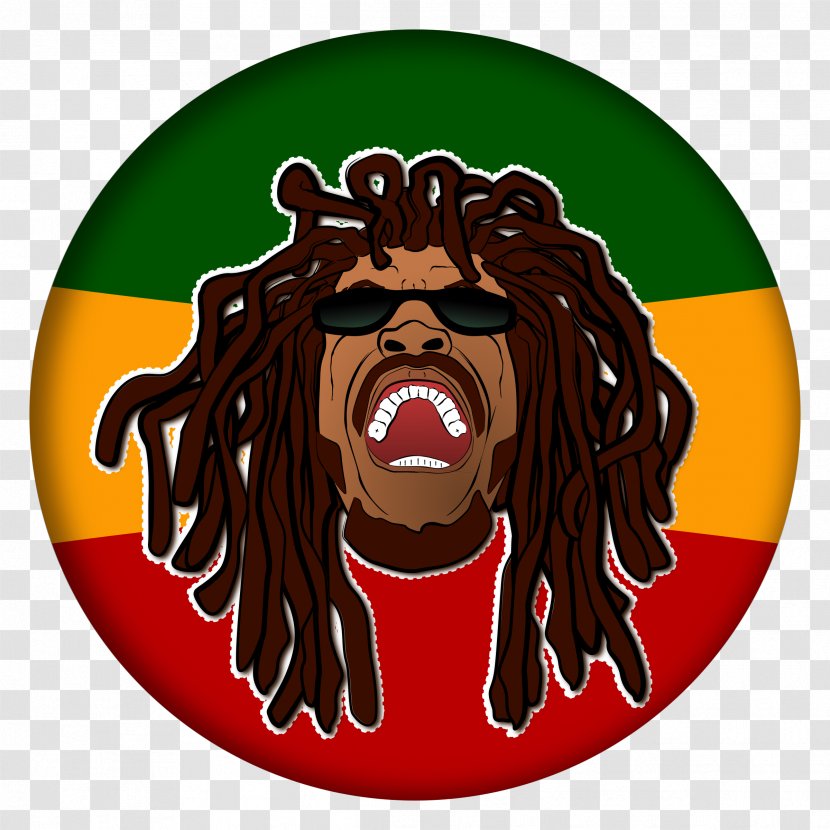 Rastafari Cartoon Illustration Clip Art Openclipart - Rastafarian Transparent PNG