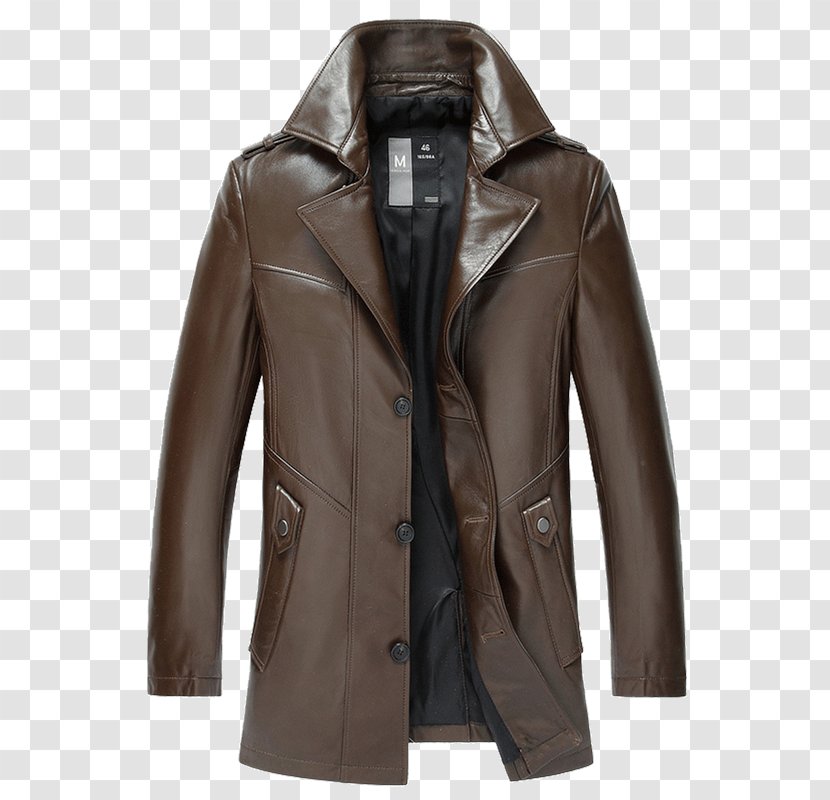 Leather Jacket Fur Clothing Coat Collar Transparent PNG