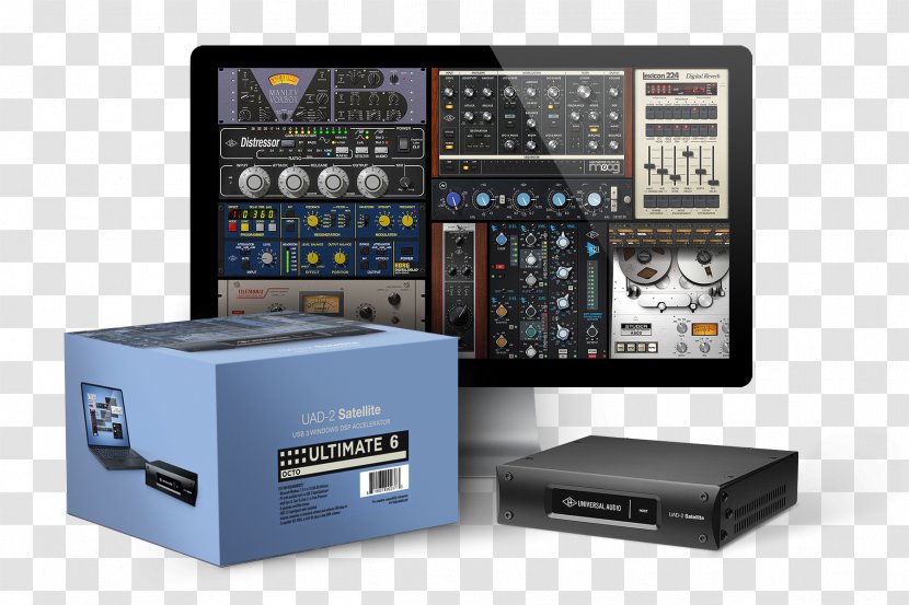 Universal Audio UAD-2 Octo Ultimate Satellite Quad Core Plug-in - Electronic Instrument - Funky Junk Ltd Transparent PNG
