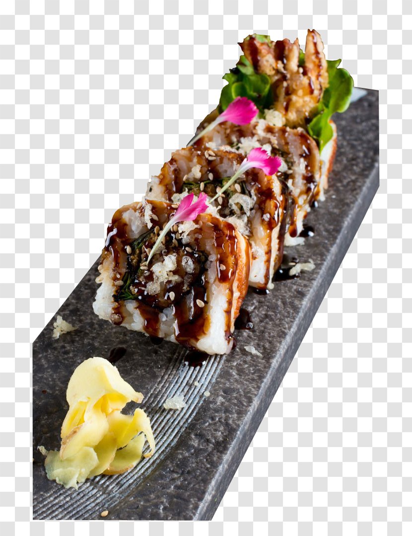 Sushi Japanese Cuisine Korean Food - Makizushi - LOL Roll Transparent PNG