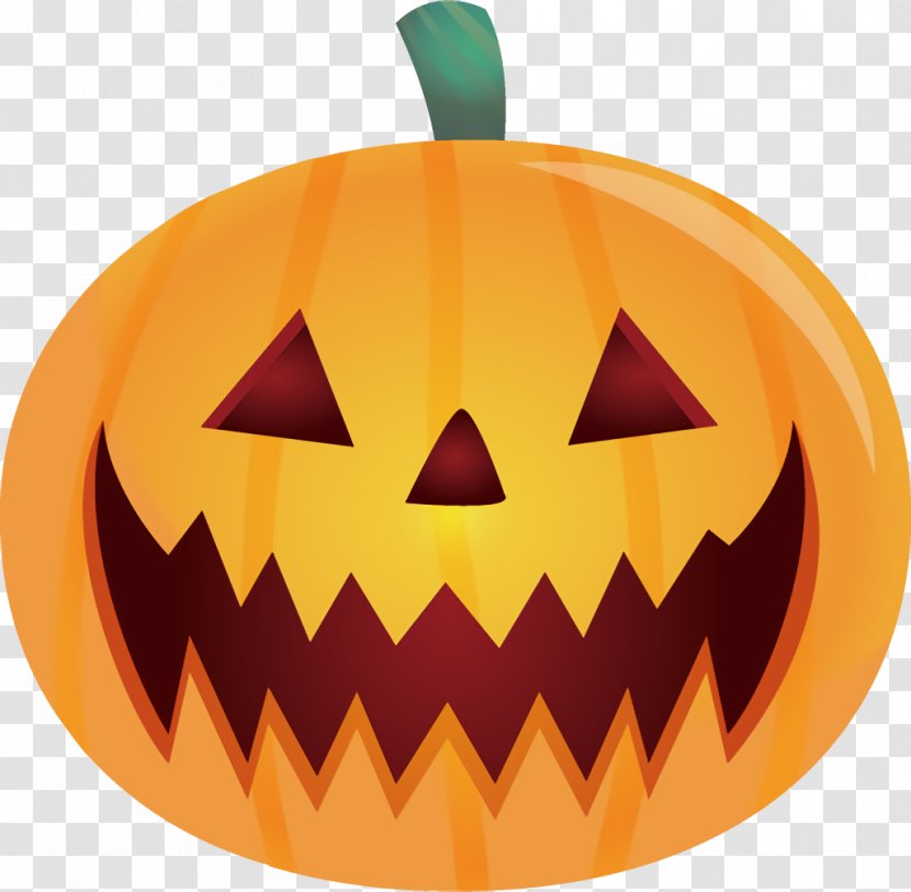 Jack-o-Lantern Halloween Carved Pumpkin - Smile - Vegetable Transparent PNG