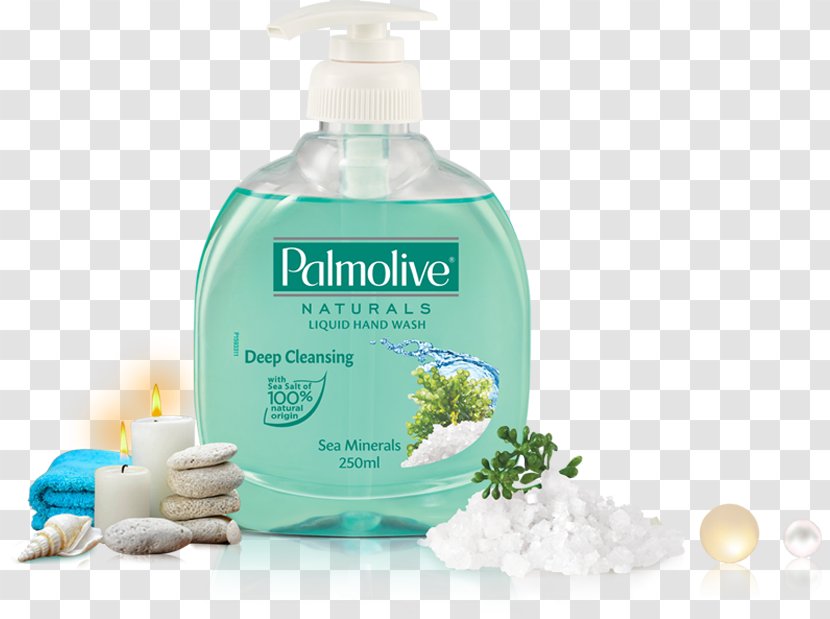 Palmolive Hand Washing Shower Gel Mineral Moisturizer - Soap - Wash Transparent PNG