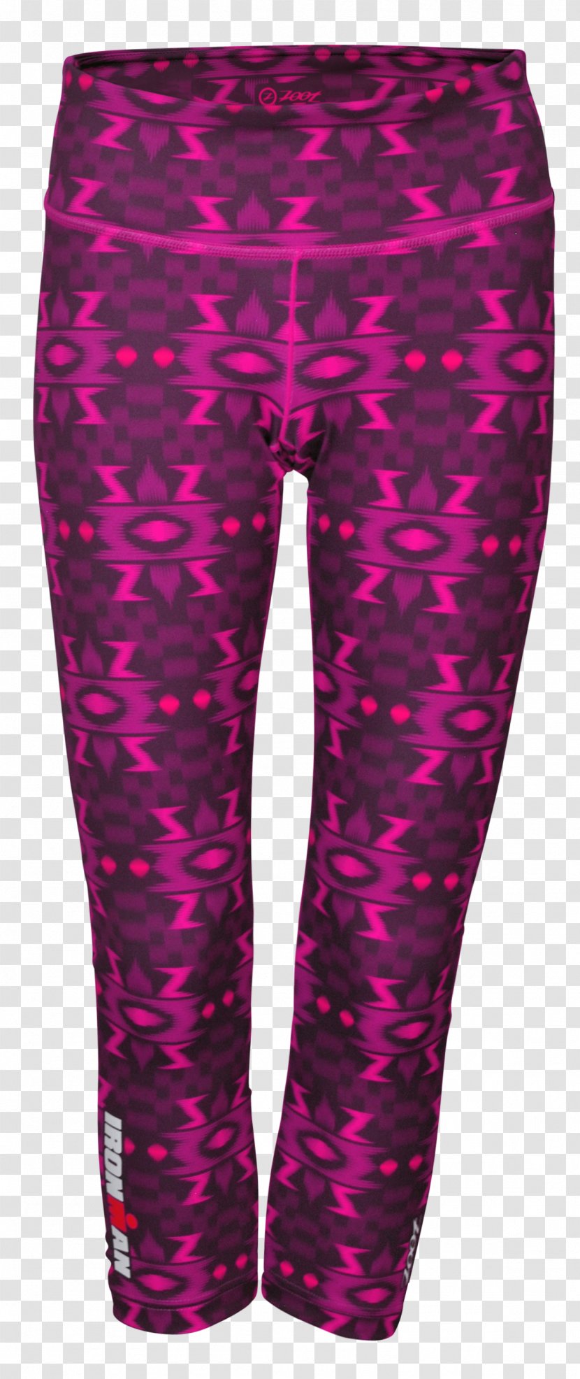 Leggings Waist Pink M - Magenta - Ironman Training Transparent PNG