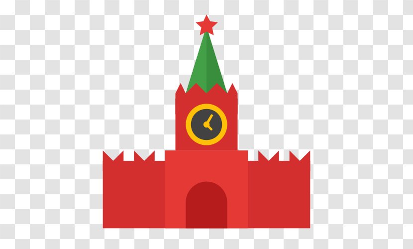 Castle Cartoon - Moscow Kremlin - Flag Transparent PNG