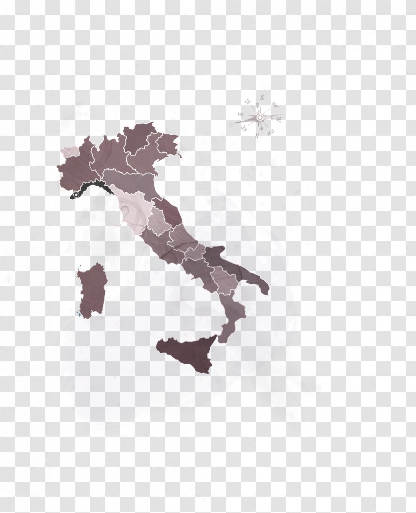 Regions Of Italy Northern Vector Map Transparent PNG