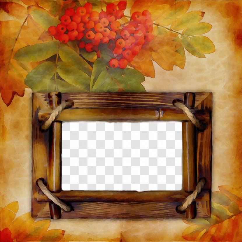Picture Frame - Leaf - Autumn Visual Arts Transparent PNG