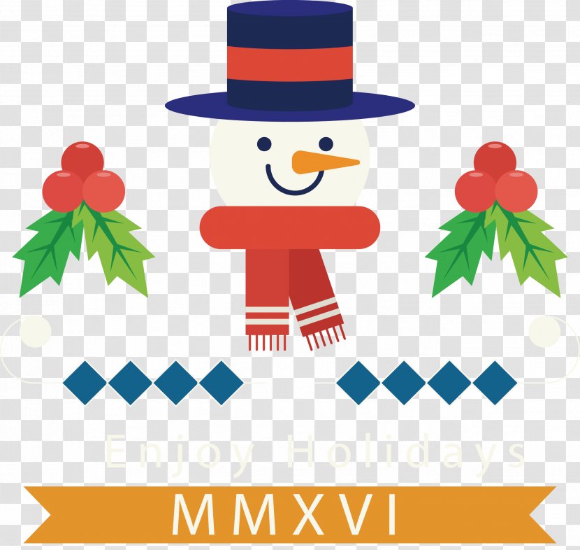 Snowman Christmas Clip Art - Creative Transparent PNG
