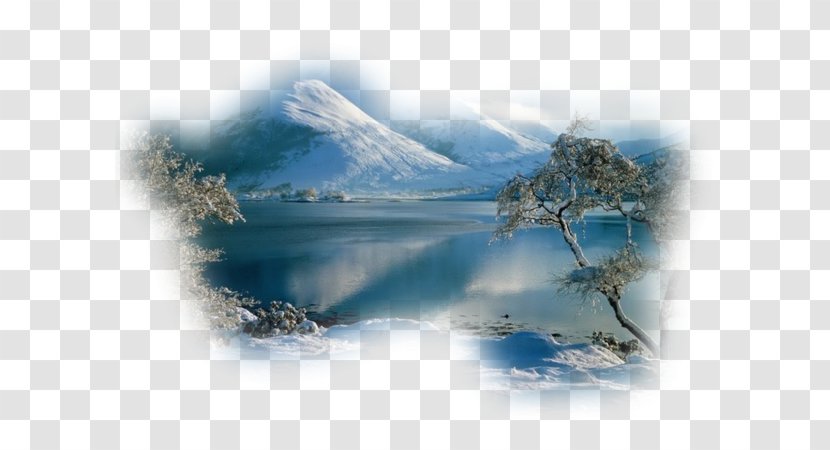 Desktop Wallpaper Ushuaia Scottish Highlands Hyde Park Winter Wonderland - Water Resources - Mountain Transparent PNG