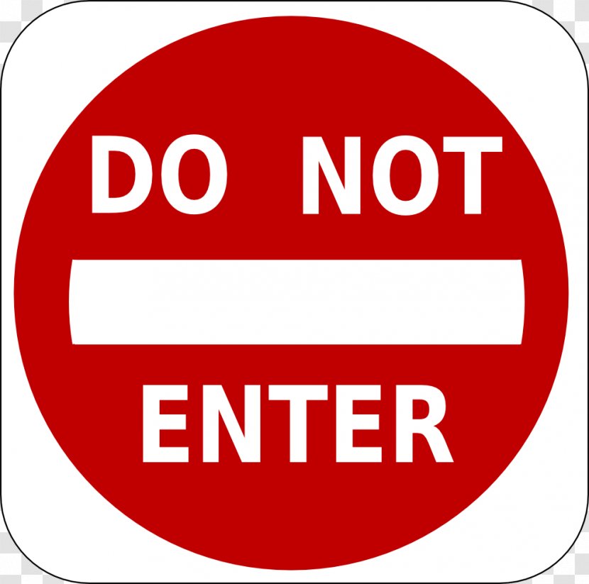 Clip Art Image Sign - Prohibited To Enter Transparent PNG