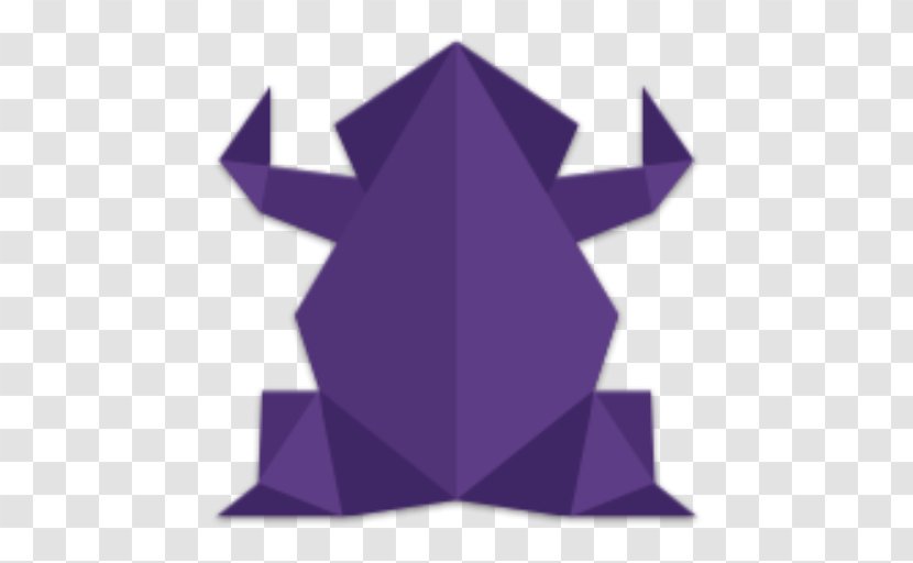 Triangle Origami - Purple Transparent PNG