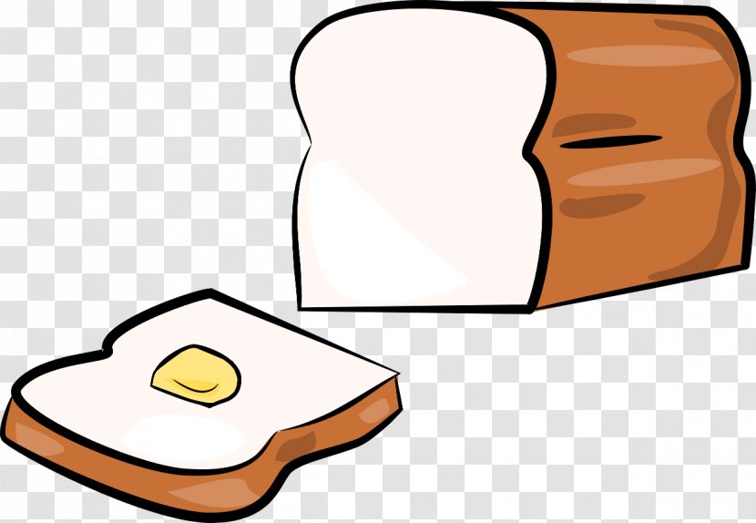 White Bread Toast Sliced Clip Art - Butter - Cliparts Transparent PNG