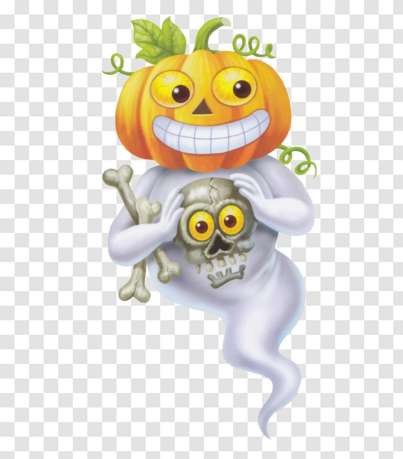 Pumpkin Ghost Drawing Clip Art - Silhouette Transparent PNG