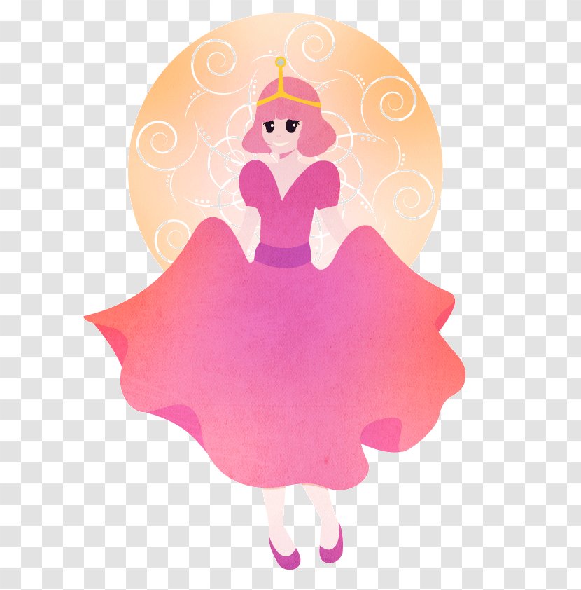Cartoon Pink M Character - Princess Bubblegum Transparent PNG