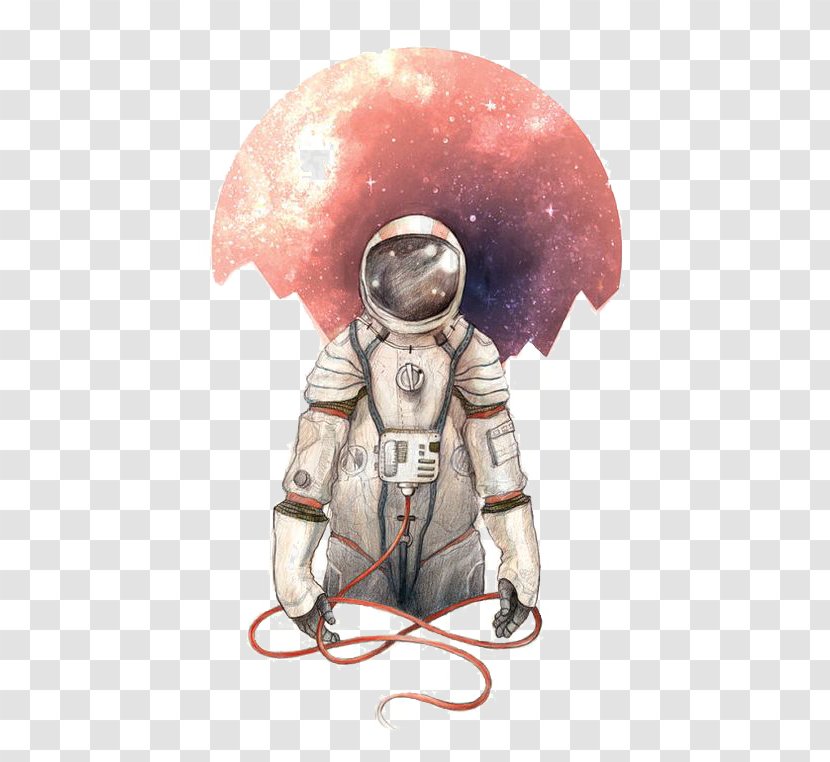 I Want To Be An Astronaut Art Illustration - Frame Transparent PNG