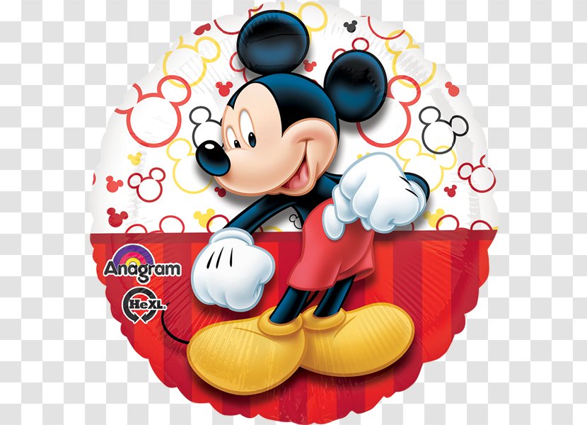 Mickey Mouse Minnie Balloon Party Birthday - Cartoon Transparent PNG