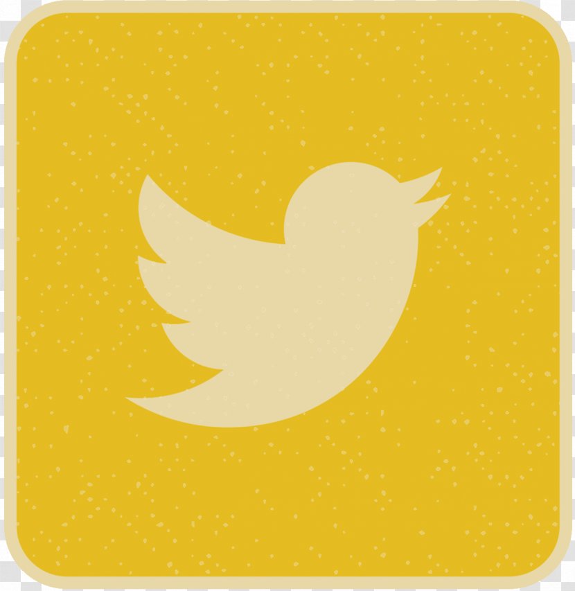 Rectangle Font Twitter - Yellow - Computer Accessory Transparent PNG
