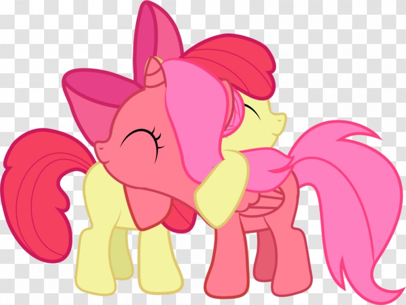 Pony Apple Bloom Foal Horse Cherry - Silhouette Transparent PNG