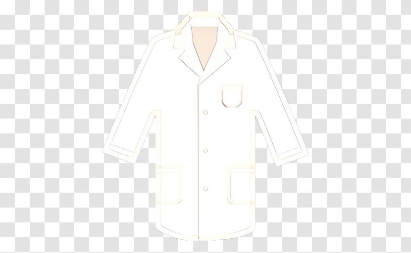 Coat Cartoon - Neck - Formal Wear Top Transparent PNG