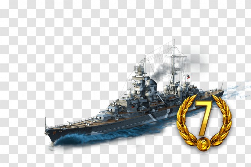 Heavy Cruiser German Prinz Eugen World Of Warships Battleship Tirpitz Battlecruiser - Watercraft - Ship Transparent PNG