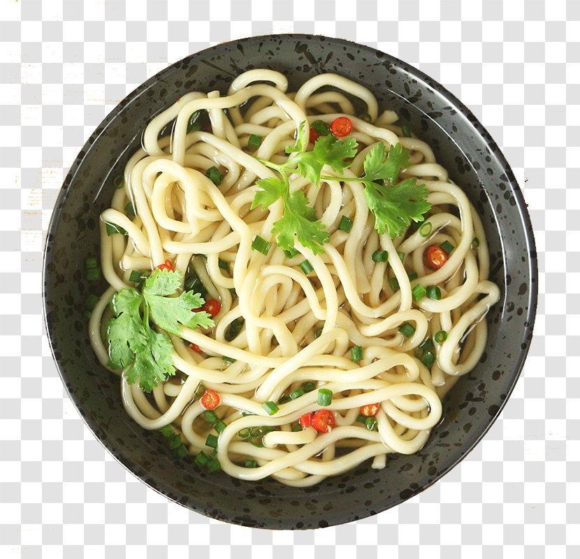 Chow Mein Japanese Cuisine Bowl Ceramic - Chinese Noodles Transparent PNG