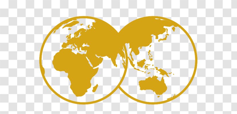 World Map Globe Prussia - Yellow Transparent PNG