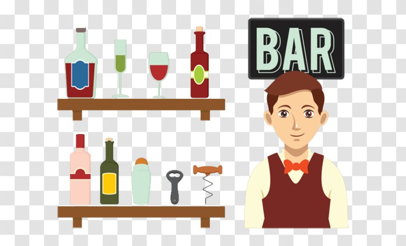Red Wine Cocktail Alcoholic Drink Bar - Bartender Transparent PNG