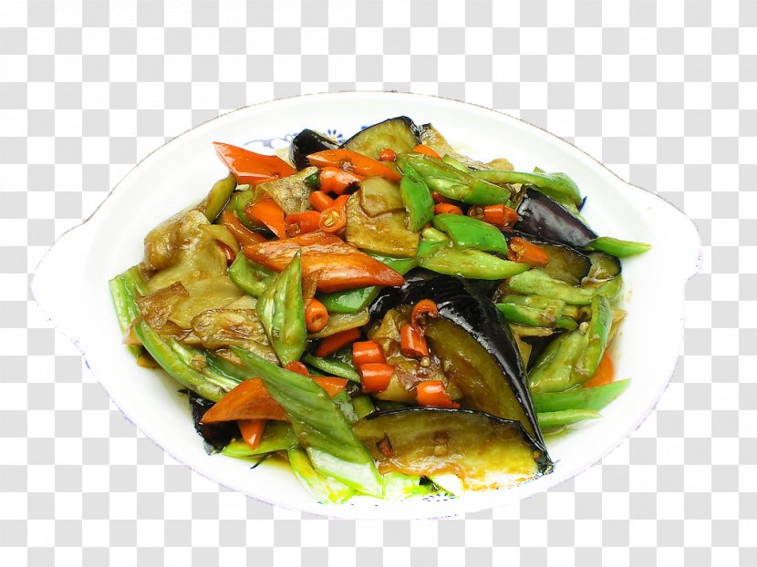 Fried Eggplant Twice Cooked Pork Japanese Curry Vegetable - Cooking - Chili Transparent PNG
