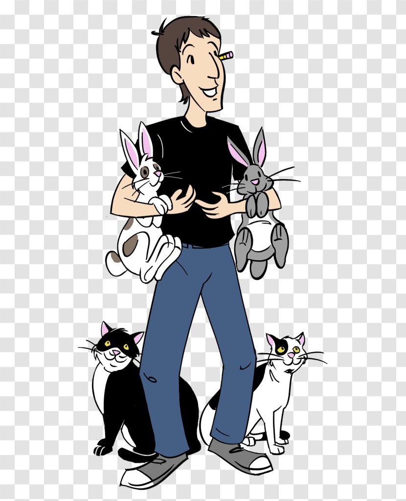 Cat Human Behavior Character Clip Art - Watercolor Transparent PNG