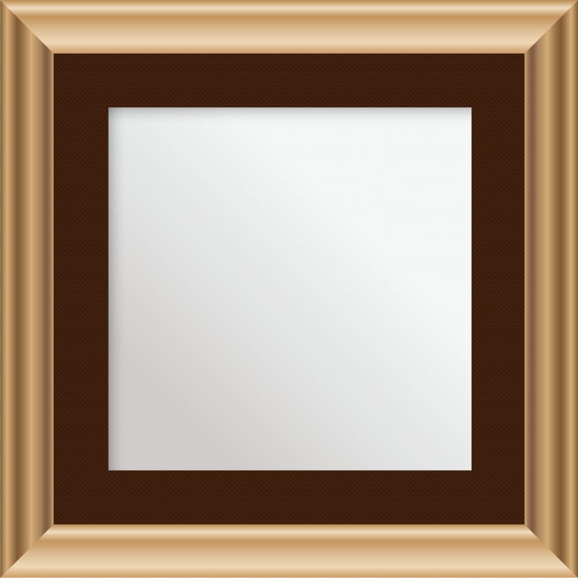 Picture Frame Film - Wood Stain - Vector Gold Border Transparent PNG
