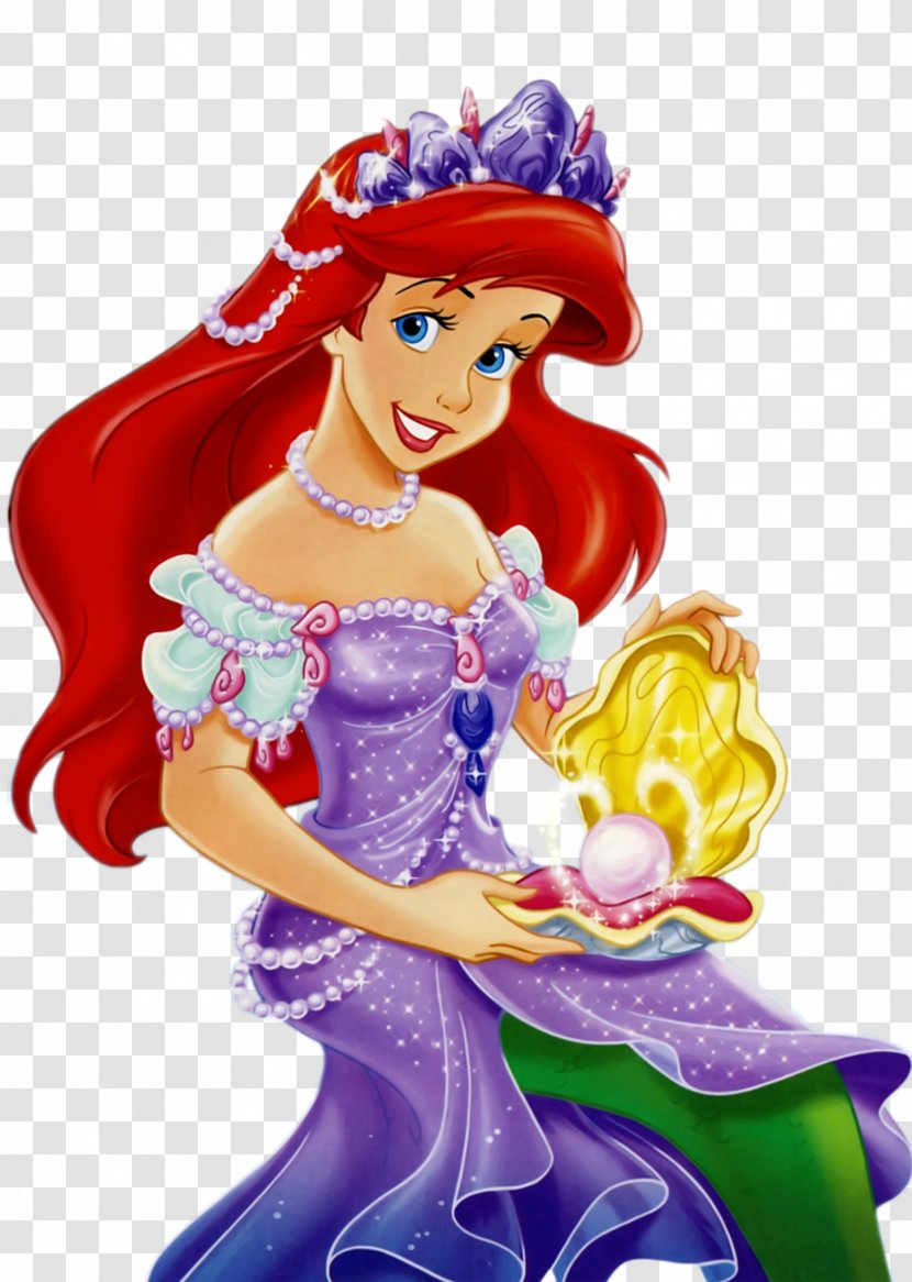Ariel Belle Princess Aurora Minnie Mouse Mickey - The Little Mermaid - Picture Clipart Transparent PNG