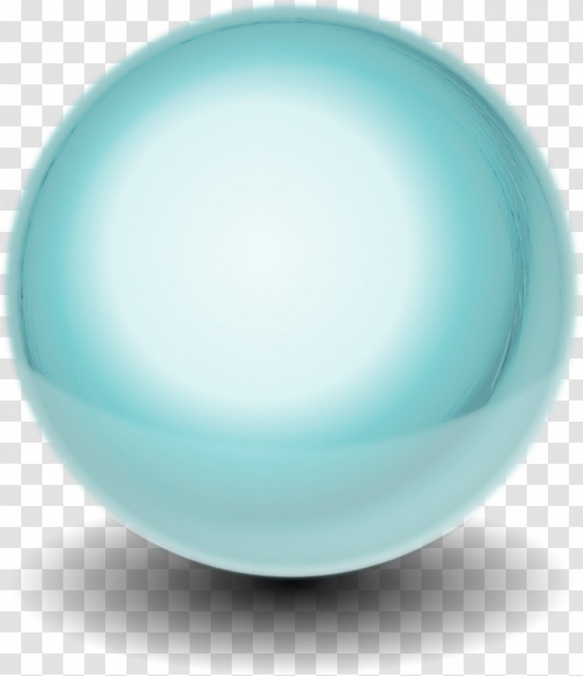 Aqua Blue Turquoise Green - Ball Sphere Transparent PNG