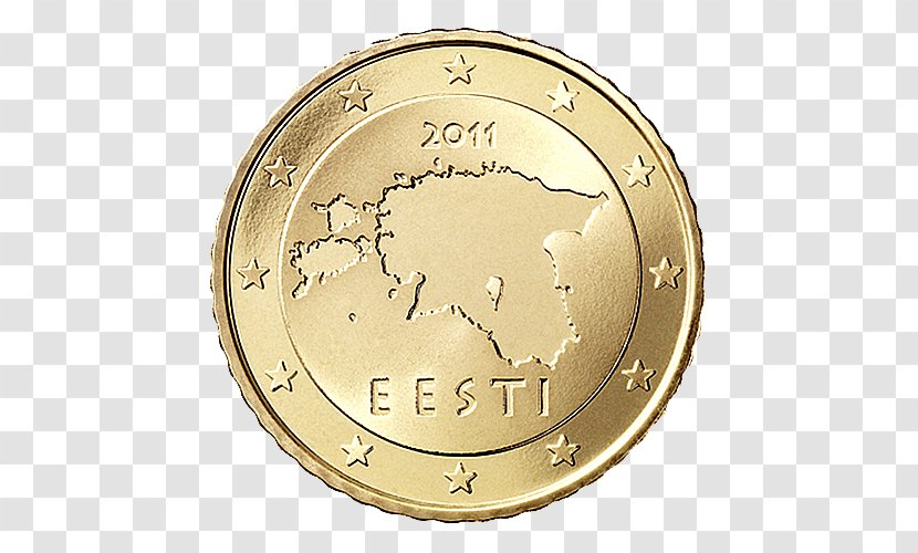 Estonian Euro Coins 50 Cent Coin - 1 - 20 Transparent PNG