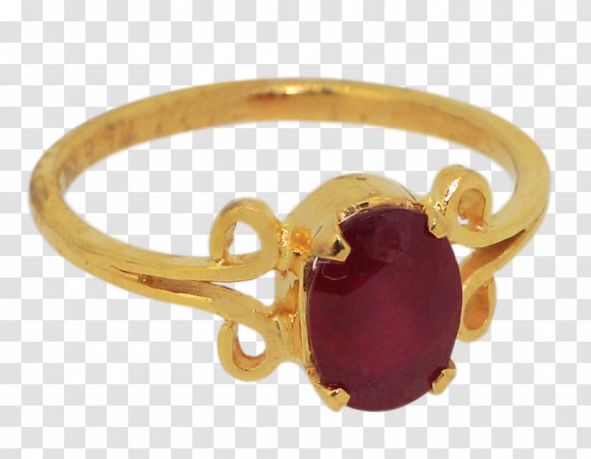 Ruby Ring Jewellery Gemstone Gold - Rings Transparent PNG