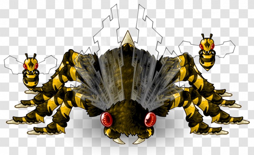 Bee Insect Boss Bayonetta Video Game - Invertebrate - Wasp Transparent PNG