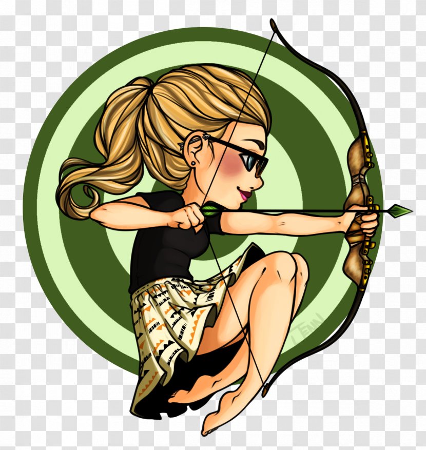 Felicity Smoak T-shirt Oliver Queen Green Arrow Black Canary - Recreation Transparent PNG