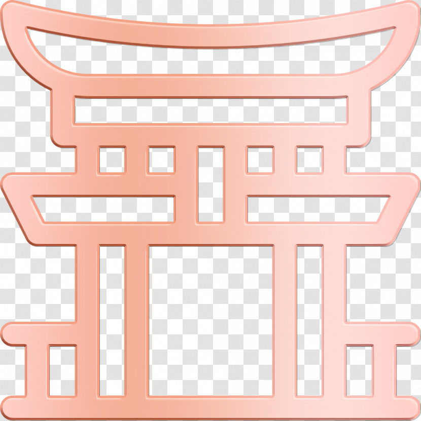 Martial Arts Icon Japan Icon Torii Gate Icon Transparent PNG