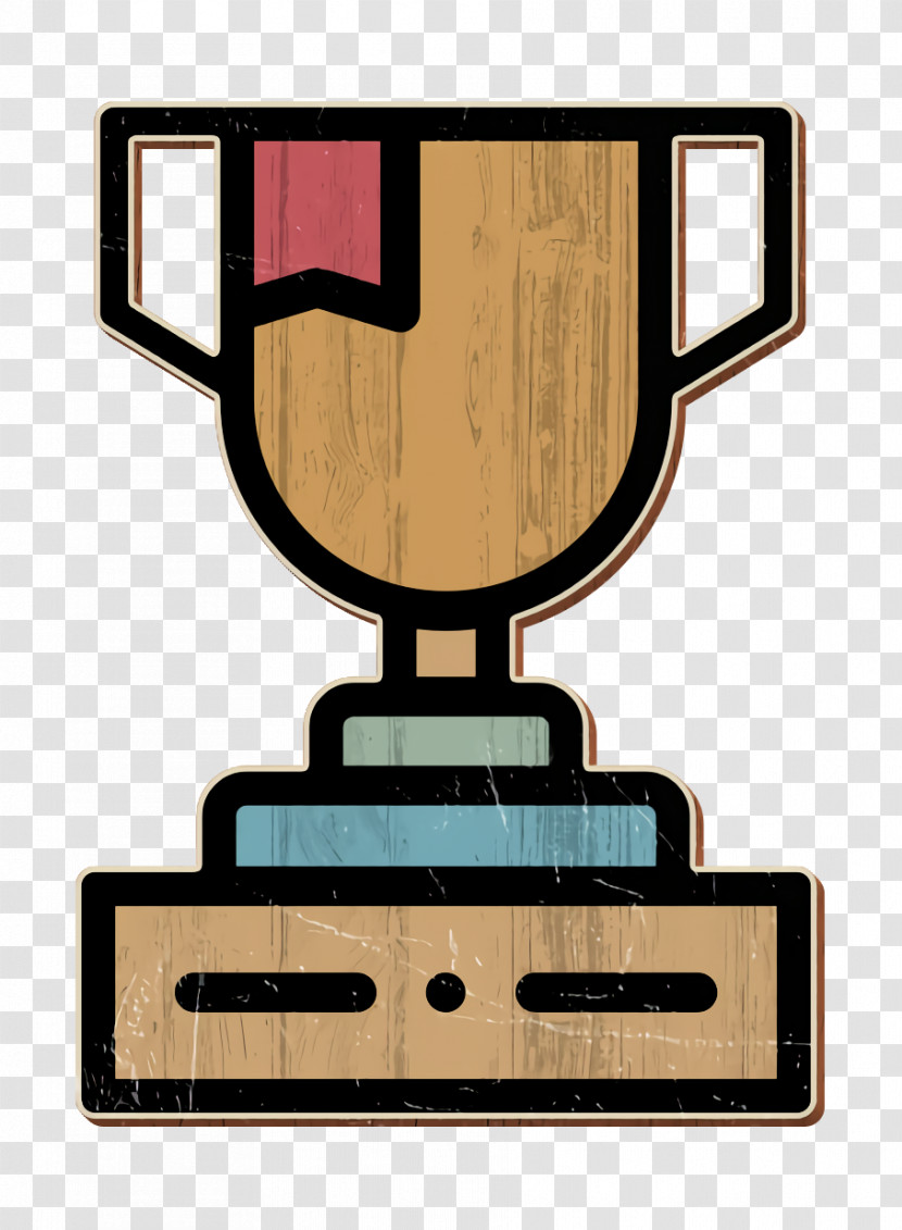 Winning Icon Trophy Icon Sports And Competition Icon Transparent PNG
