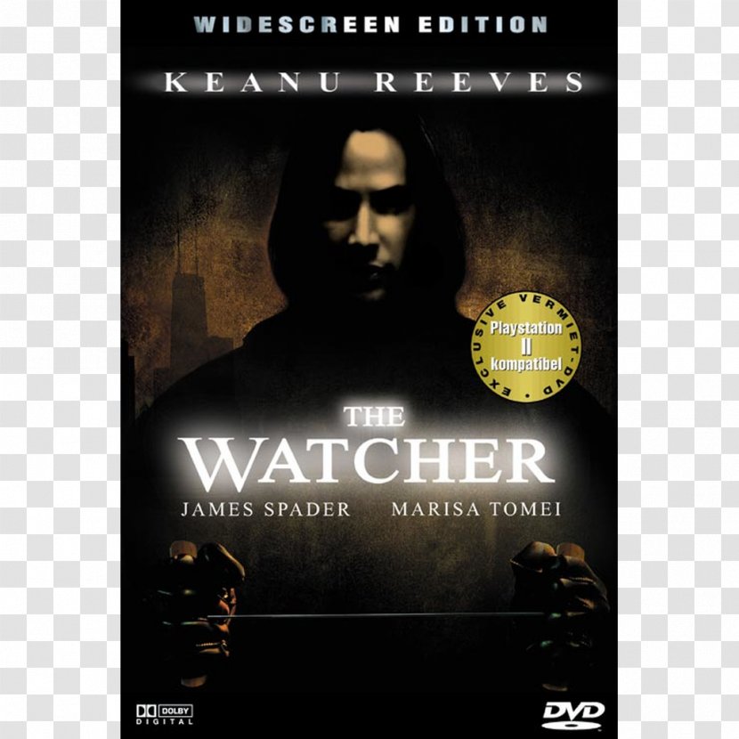 Keanu Reeves The Watcher Blu-ray Disc Film Schindler's List - Movie Database - Joel Campbell Transparent PNG