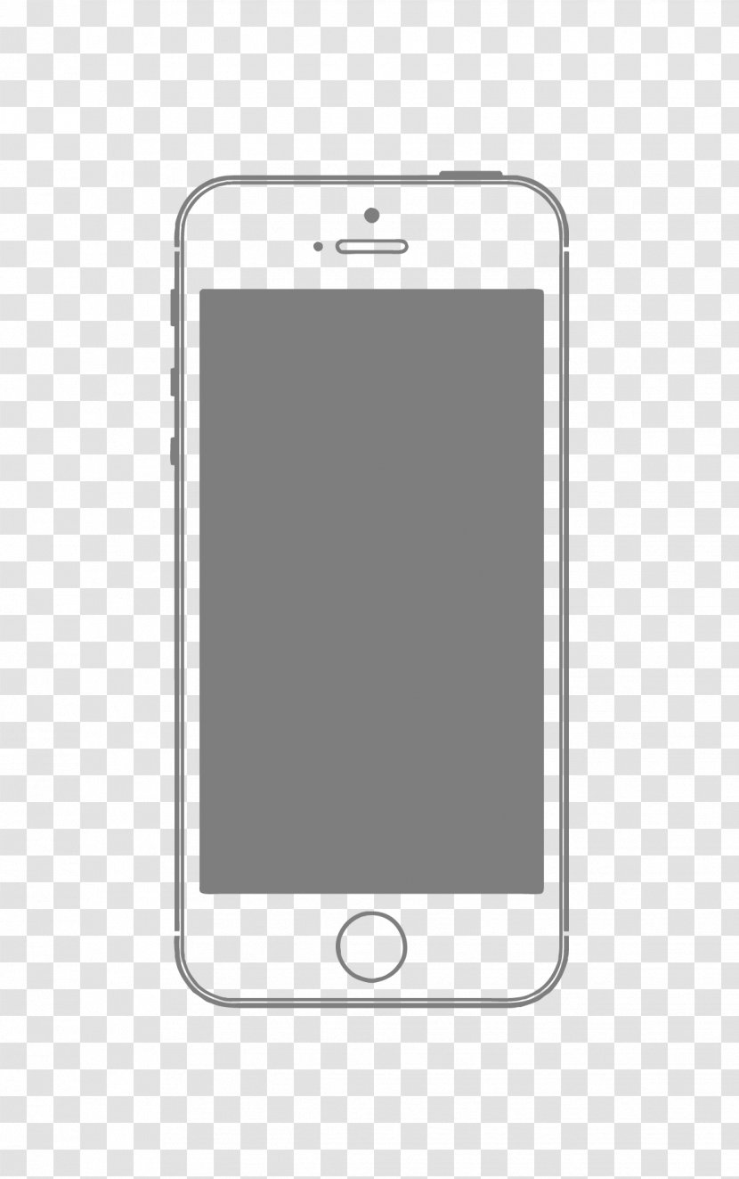 Smartphone Feature Phone - Communication Device - Vector Iphone Mobile Frame Material Transparent PNG