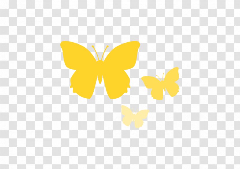 Butterfly Yellow Clip Art - Monarch - Cliparts Transparent PNG
